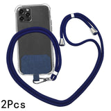 Universal crossbody patch phone lanyards